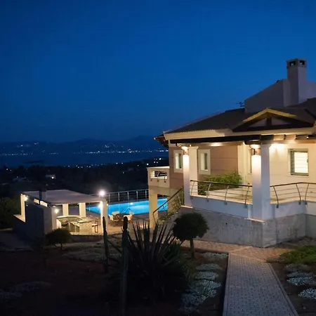 Aegean Island Villa, Breathtaking View Villa Erétria