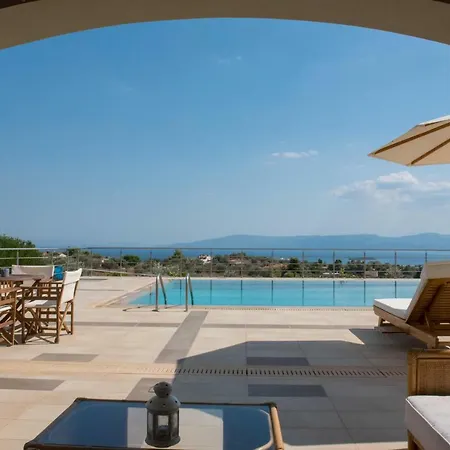 Aegean Island Villa, Breathtaking View Erétria